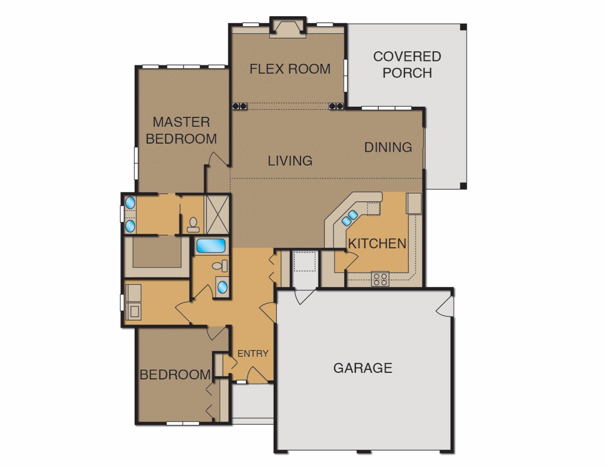 Salem Floor Plan Crary Real Estate