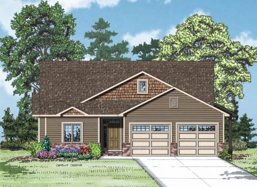 Salem Elv B - Single Story House Plans in Grand Forks ND Homes in Grand Forks ND